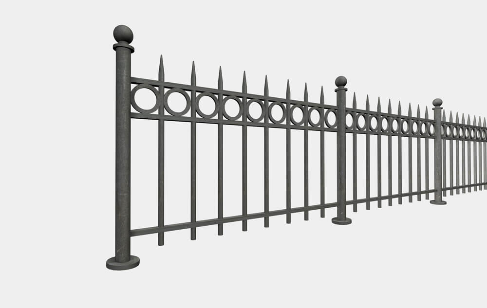Bartow Fence Commercial Wrought Iron